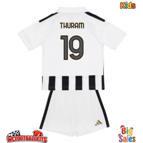 Juventus Khephren Thuram #19 Replica Home Stadium Kit for Kids 2026-27 Short Sleeve (+ pants)